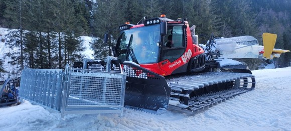 Transportkörbe für Pistengeräte & Materialtransporte | LM-Technik