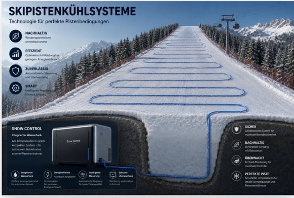 Skipisten Kühlgerät Mobil