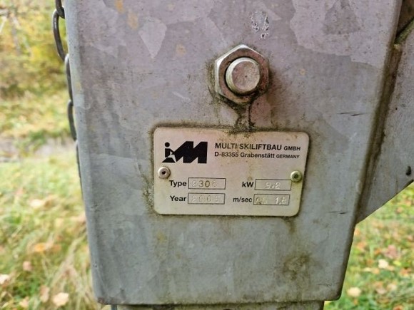 Multi Skilift mit Motor 9,2 kW oder 11 kW - GESUCHT